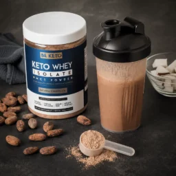 Keto Izolat Białka z MCT – Naturalna Czekolada 300g