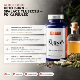 Keto Burn – spalacz tłuszczu – 90 kapsułek – Benefit Keto Burn – spalacz tłuszczu – 90 kapsułek