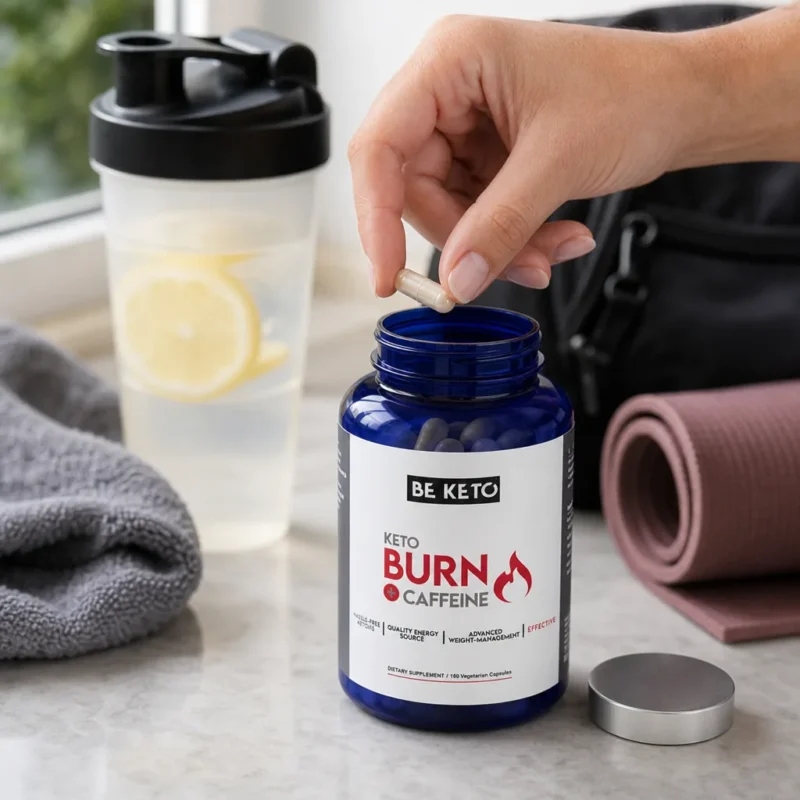 Keto Burn z Kofeiną – spalacz tłuszczu – 180 kapsułek