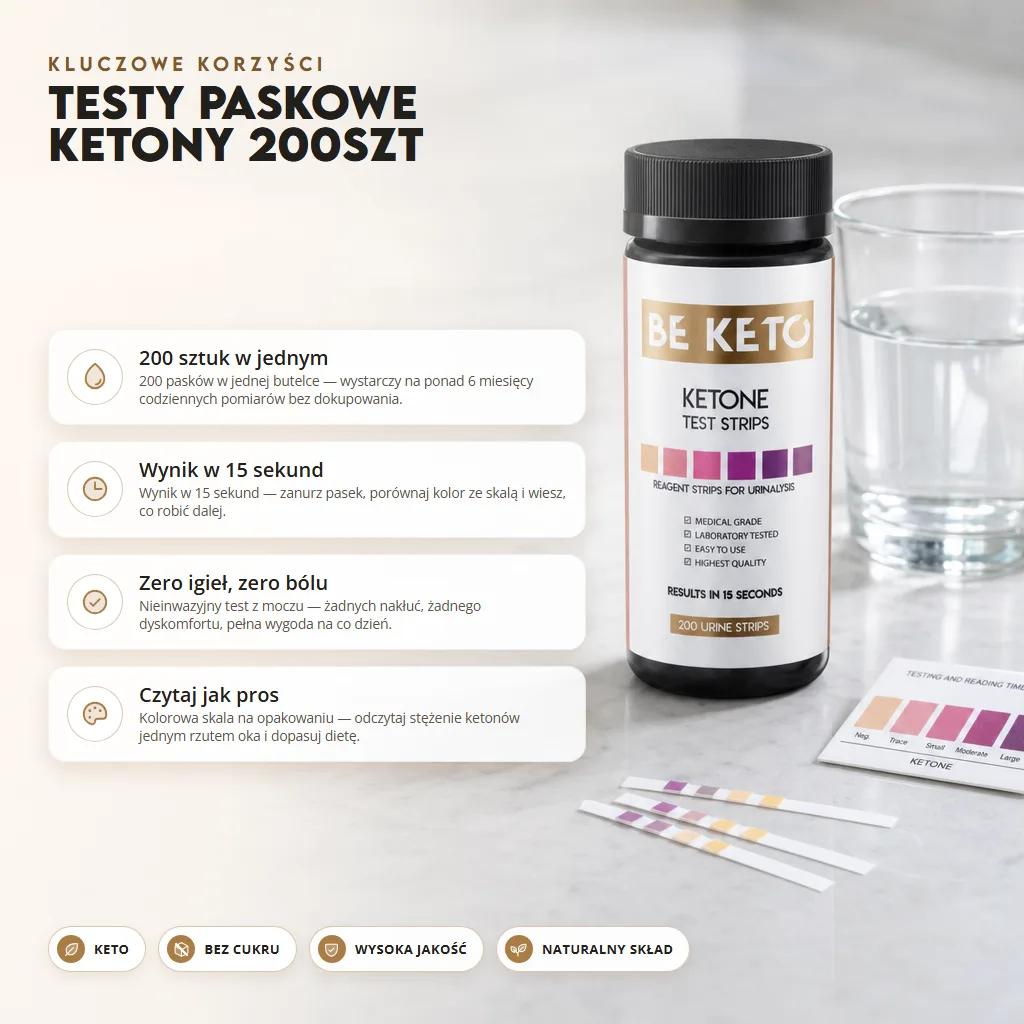 Testy Paskowe Ketony 200szt