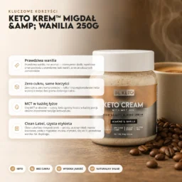 Keto Krem™ Migdał & Wanilia 250g