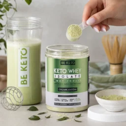 Keto Izolat Białka z MCT – Matcha 300G