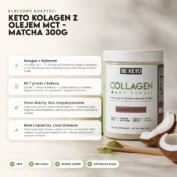 Keto Kolagen z olejem MCT – Matcha 300G