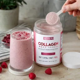 Keto Kolagen z olejem MCT – Dzika Malina 300G – Lifestyle 1 Keto Kolagen z olejem MCT – Dzika Malina 300G