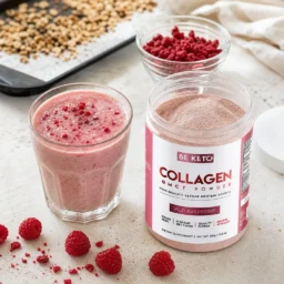 Keto Kolagen z olejem MCT – Dzika Malina 300G – Lifestyle 2 Keto Kolagen z olejem MCT – Dzika Malina 300G