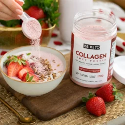 Keto Kolagen z olejem MCT – Świeża Truskawka 300G – Lifestyle 3 Keto Kolagen z olejem MCT – Świeża Truskawka 300G
