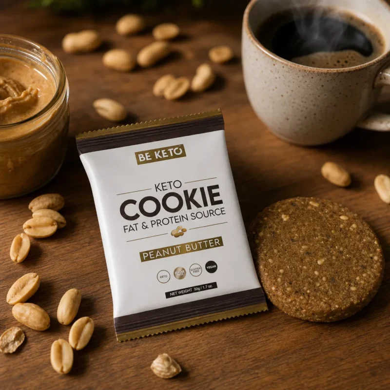 Keto Ciastko – Masło Orzechowe 50g