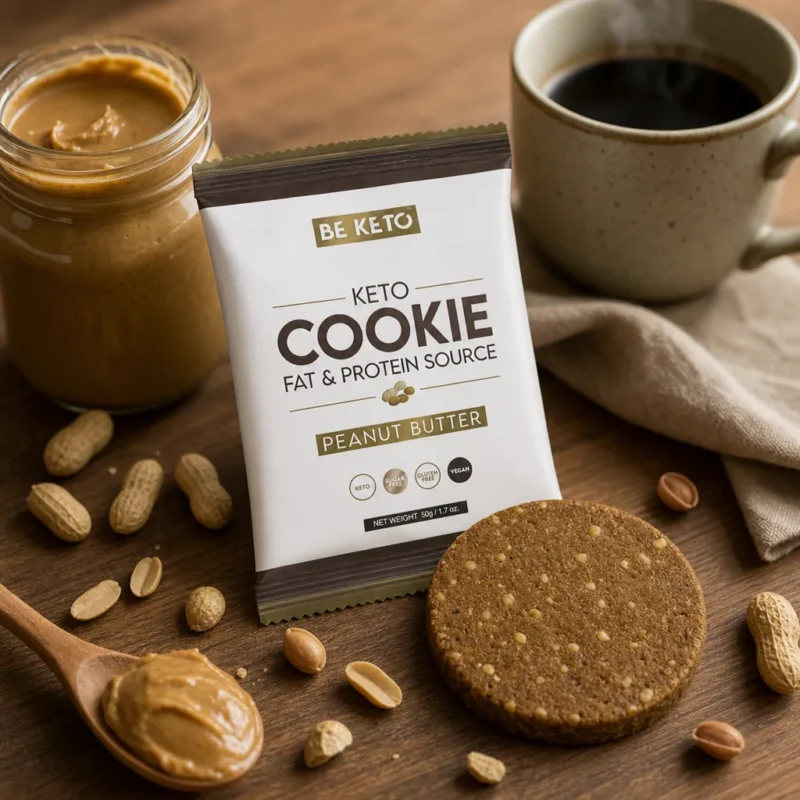 Keto Ciastko – Masło Orzechowe 50g