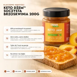 Keto Dżem™ Soczysta Brzoskwinia 200g