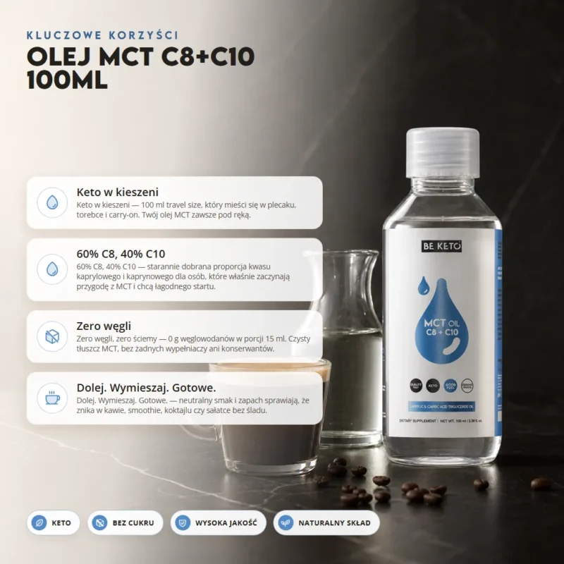 Olej MCT C8+C10 100ml