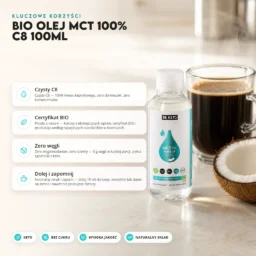 BIO Olej MCT 100% C8 100ml