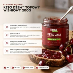 Keto Dżem™ Topowy Wiśniowy 200g