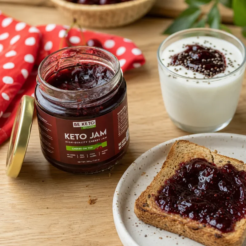 Keto Dżem™ Topowy Wiśniowy 200g