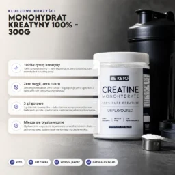 Monohydrat Kreatyny 100% – 300g