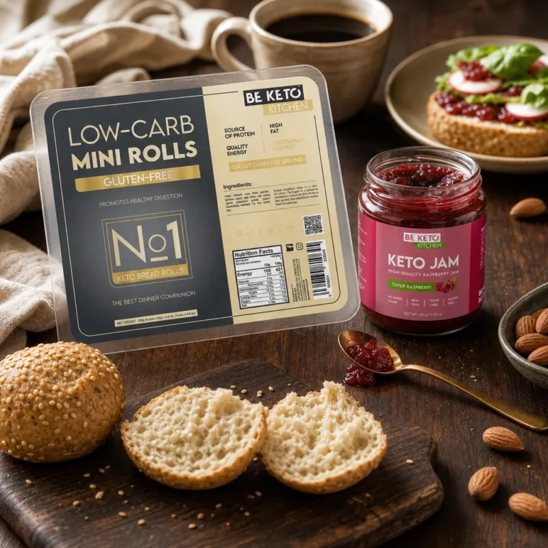 Keto Bułeczki Bezglutenowe 4x25g