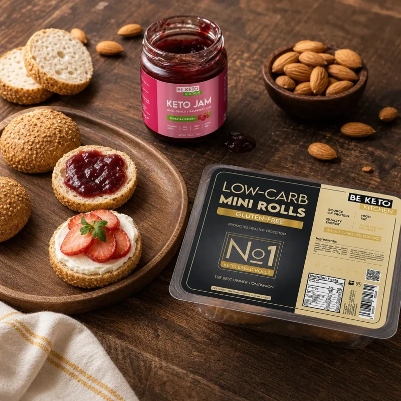 Keto Bułeczki Bezglutenowe 4x25g