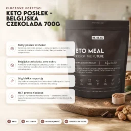 Keto Posiłek – Belgijska Czekolada 700g