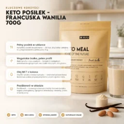 Keto Posiłek – Francuska Wanilia 700g – Benefit Keto Posiłek – Francuska Wanilia 700g