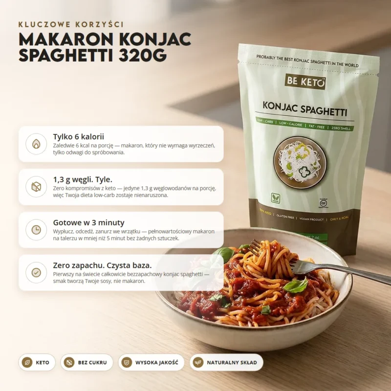 Makaron Konjac Spaghetti 320g