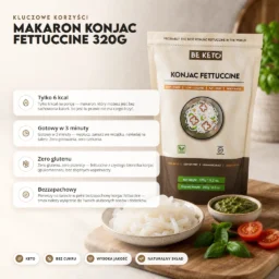 Makaron Konjac Fettuccine 320g – Benefit Makaron Konjac Fettuccine 320g