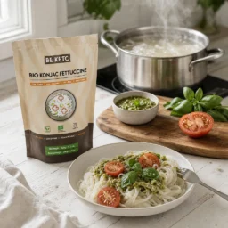 Makaron Konjac Fettuccine 320g – Lifestyle 2 Makaron Konjac Fettuccine 320g