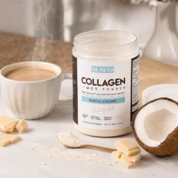 Keto Kolagen z olejem MCT – Kokos & Biała Czekolada 300G