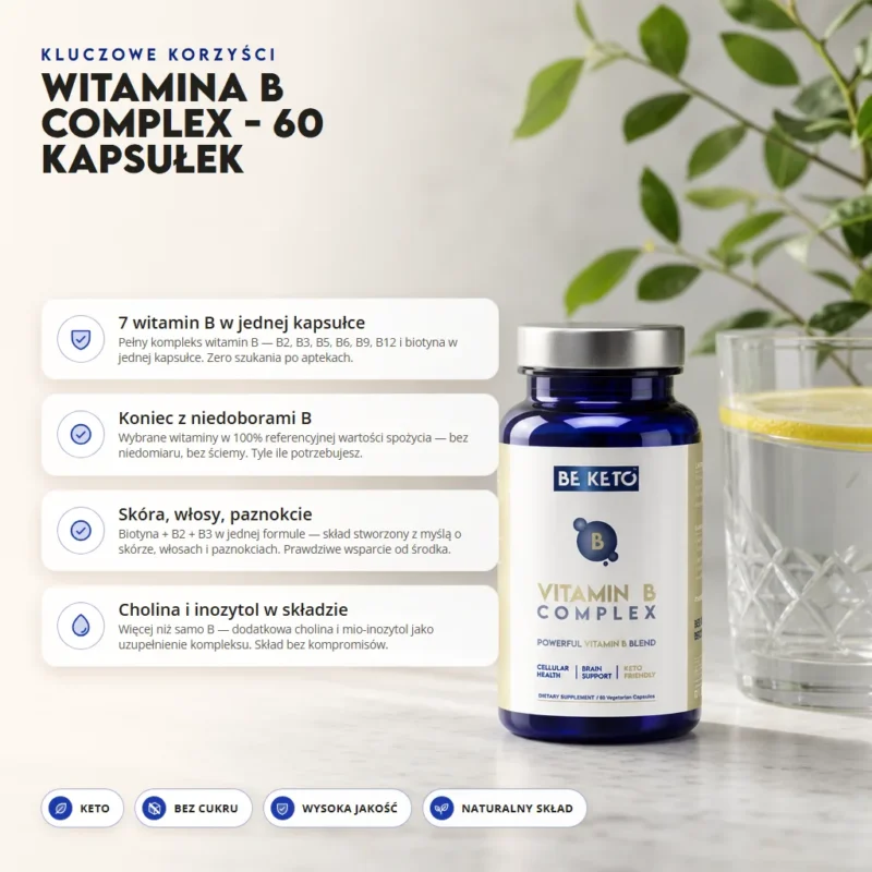 Witamina B Complex – 60 kapsułek