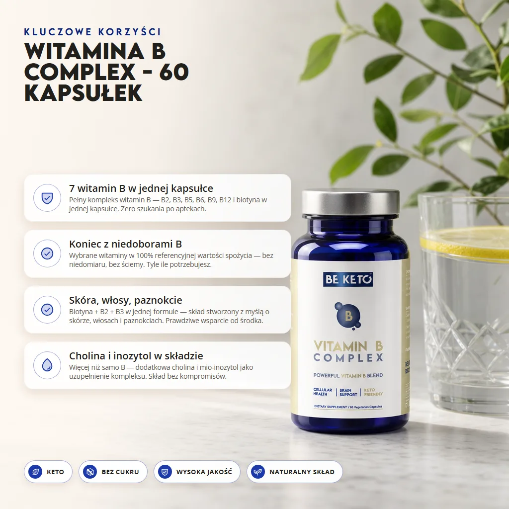 Witamina B Complex – 60 kapsułek
