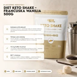 Diet Keto Shake – Francuska Wanilia 500g
