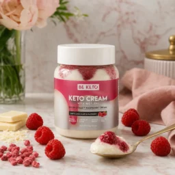 Keto Krem™ Biała Czekolada & Malina 250g