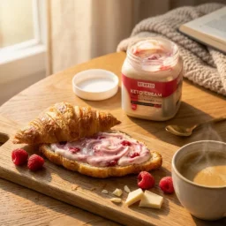 Keto Krem™ Biała Czekolada & Malina 250g