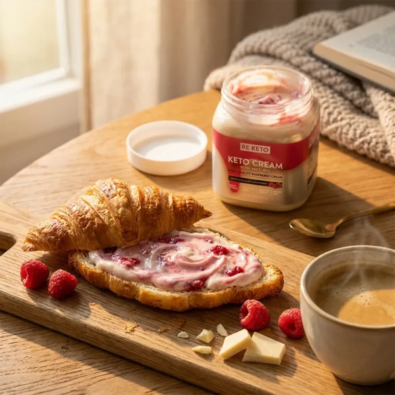 Keto Krem™ Biała Czekolada & Malina 250g