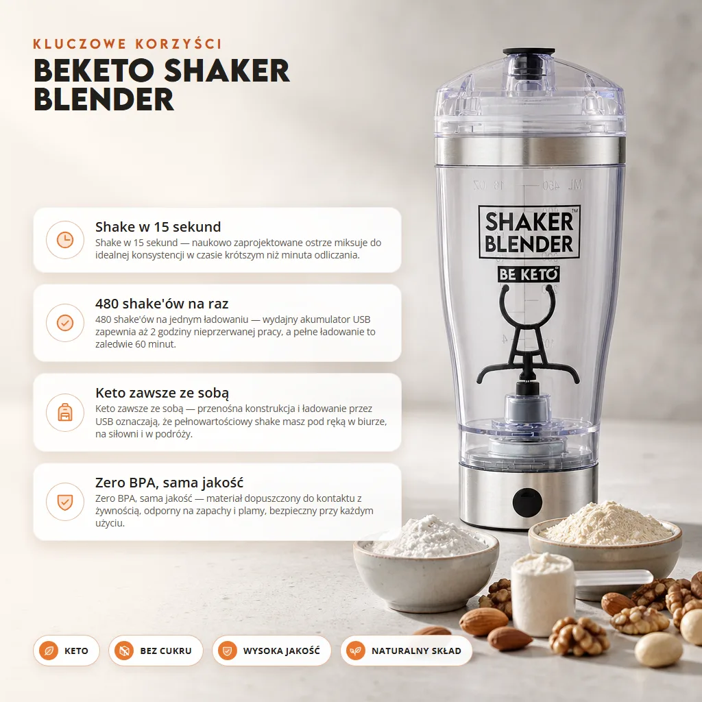 BeKeto Shaker Blender