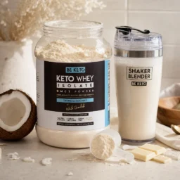 Keto Izolat Białka z MCT – Kokos & Biała Czekolada 800g