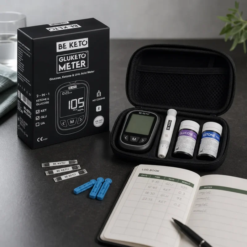 GluKeto Meter – Glukometr & Ketometr (Zestaw Startowy)