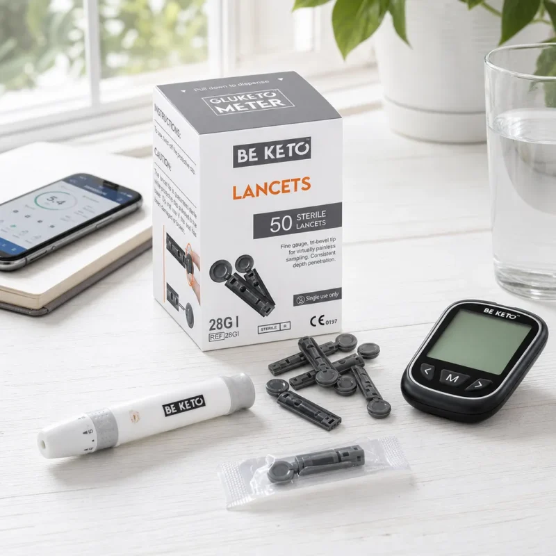 GluKeto Meter – Sterylne Lancety 50szt.