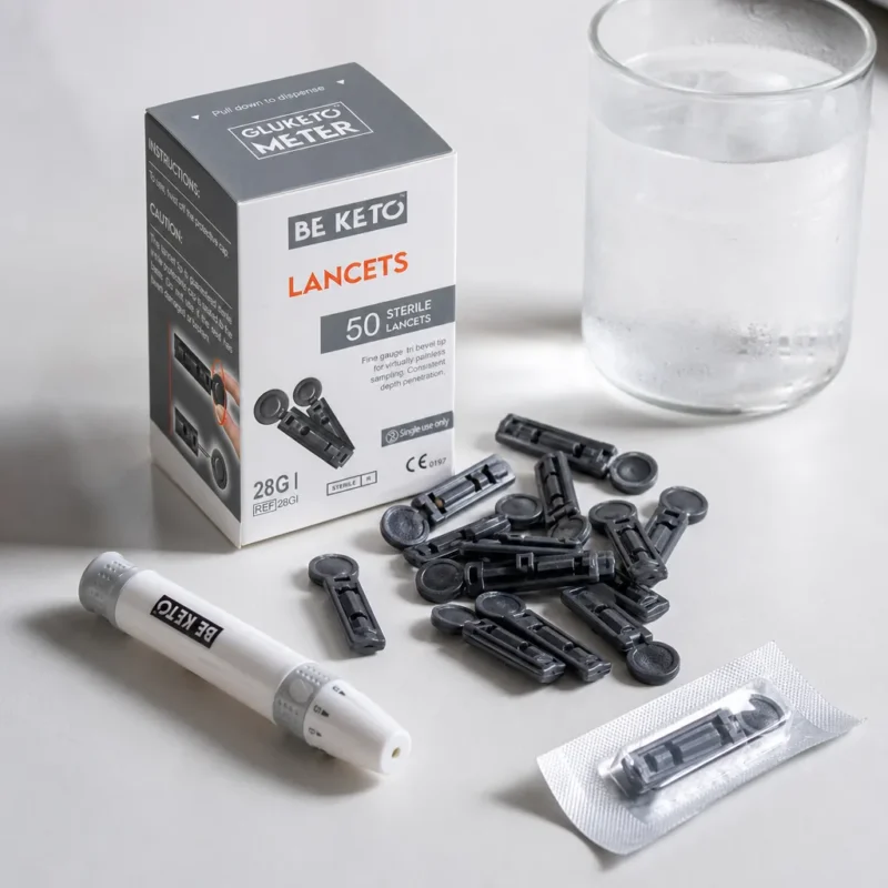 GluKeto Meter – Sterylne Lancety 50szt.