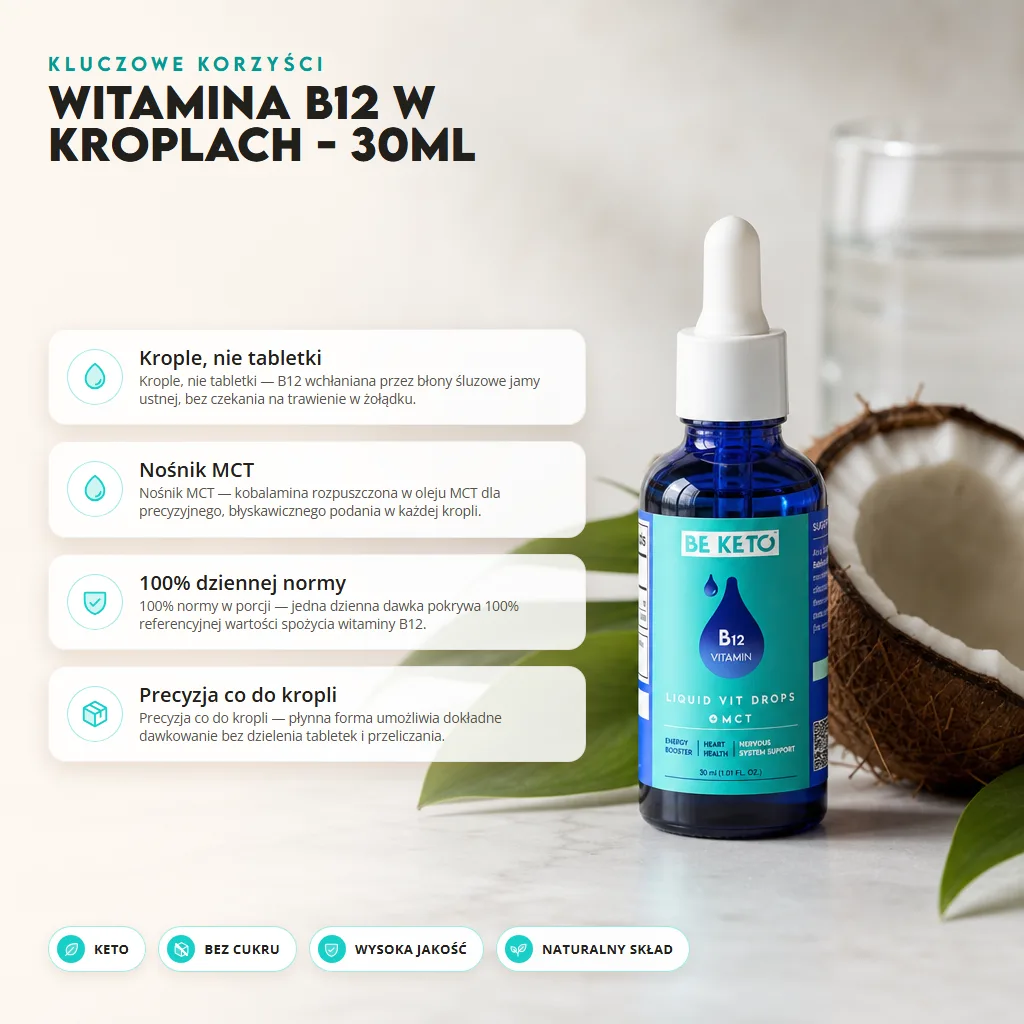 Witamina B12 w Kroplach – 30ml