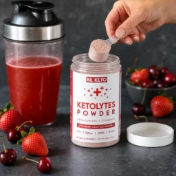 Elektrolity Ketolytes w Proszku – Wiśnia-Truskawka 200g