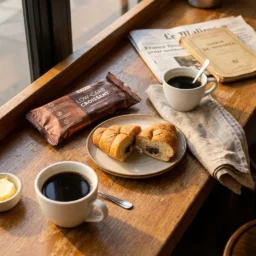 Niskowęglowodanowy Croissant z Nadzieniem Czekoladowym 50g