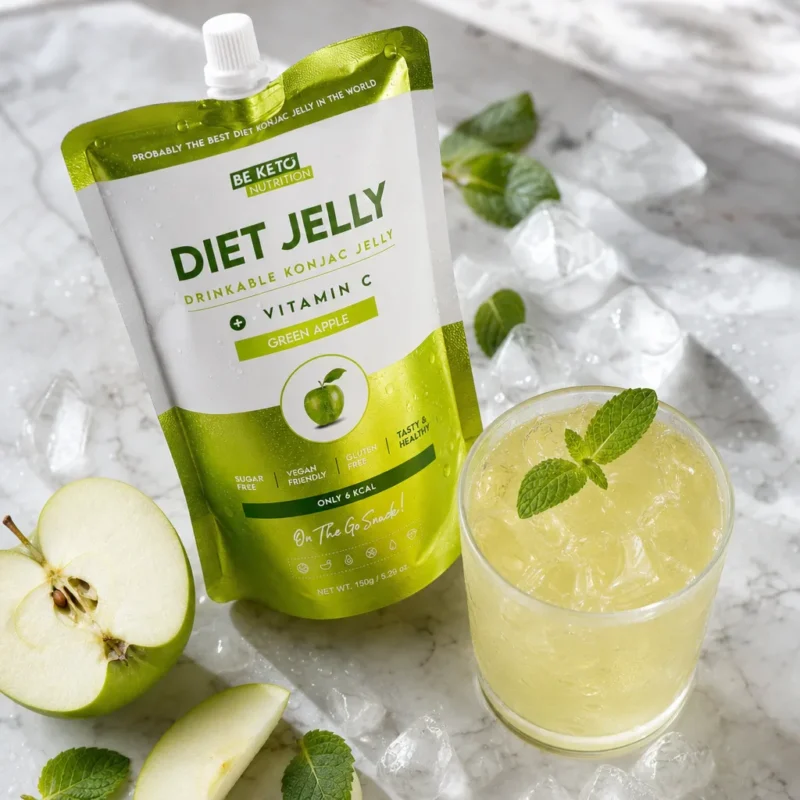 Galaretka Dietetyczna Konjac – Zielone Jabłko 150g – Lifestyle 1 Galaretka Dietetyczna Konjac – Zielone Jabłko 150g