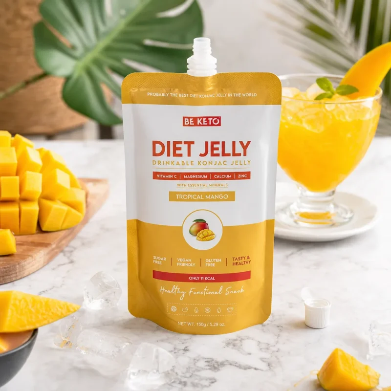 Galaretka Dietetyczna Konjac & Minerały – Tropikalne Mango 150g – Lifestyle 1 Galaretka Dietetyczna Konjac & Minerały – Tropikalne Mango 150g