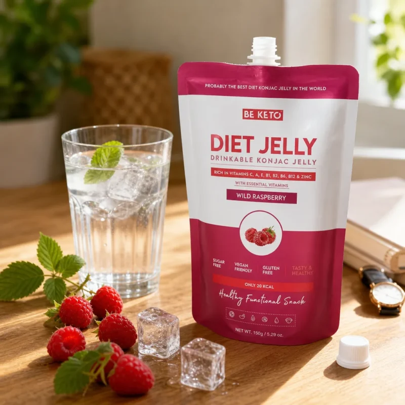 Galaretka Dietetyczna Konjac & Witaminy – Dzika Malina 150g