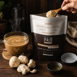 Kawa Rozpuszczalna – Brain Fuel (Olej MCT & Lion’s Mane) – Francuska Wanilia 250g