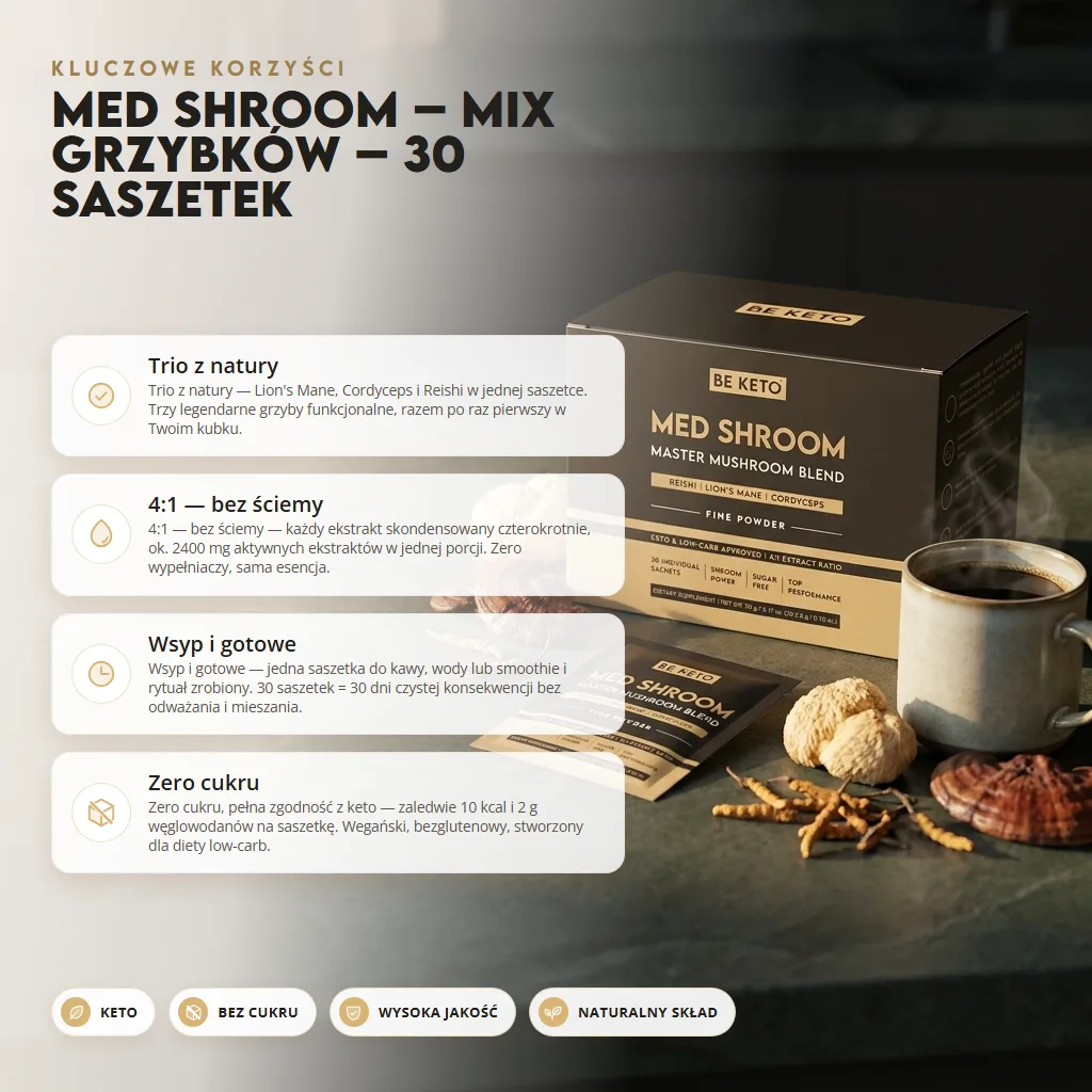 Med Shroom – Mix Grzybków – 30 saszetek