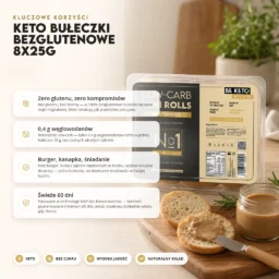 Keto Bułeczki Bezglutenowe 8x25g