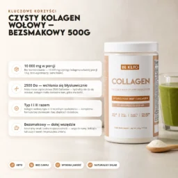 Czysty Kolagen Wołowy – Bezsmakowy 500g