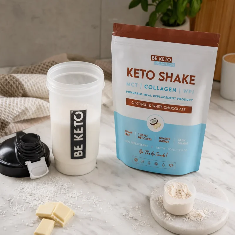 Diet Keto Shake – Kokos & Biała Czekolada 500g – Lifestyle 2 Diet Keto Shake – Kokos & Biała Czekolada 500g