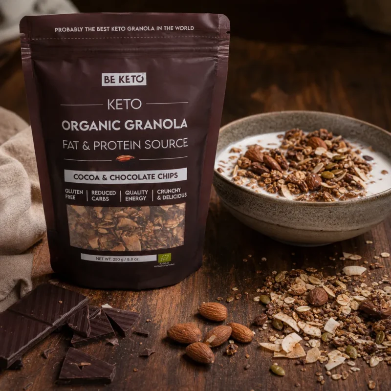 BIO Keto Granola – Kakao i Czekolada 250g