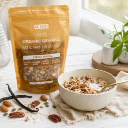 BIO Keto Granola – Francuska Wanilia 250g
